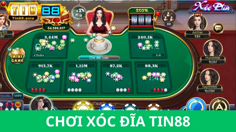 Giới thiệu Xóc Đĩa tại Tin88