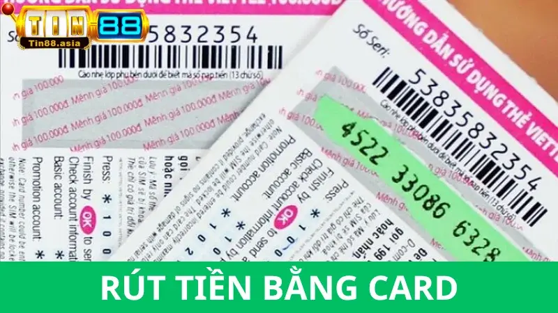 Rút tiền từ Tin88 bằng card di động